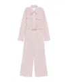 Jil Sander Wool Blend Jumpsuit In Purple