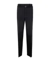 Jil Sander Trouser Straight Leg Creased Detailing In Black