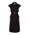 Jil Sander Belted Trench Coat In Black