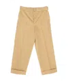 Jil Sander Belted Trousers In Nude