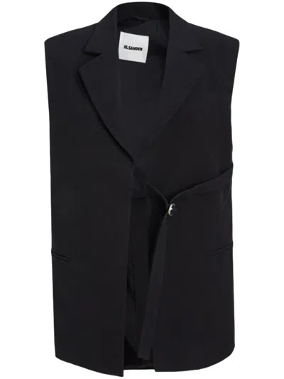 JIL SANDER BELTED VEST