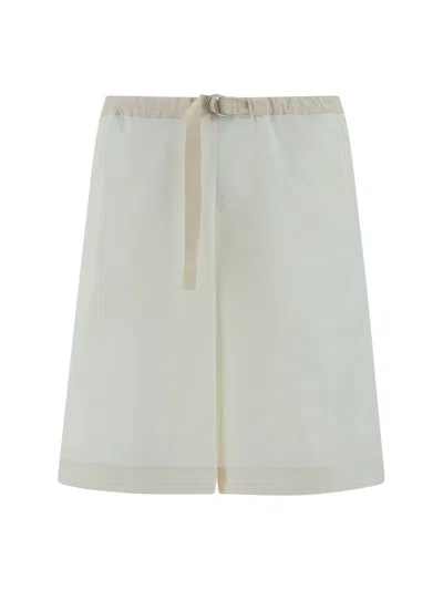 Jil Sander + Belted Wide In White