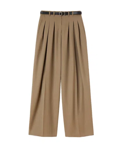 JIL SANDER JIL SANDER BELTED TROUSERS