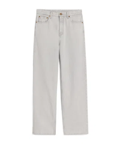 Jil Sander Relaxed Denim Trousers In Gray