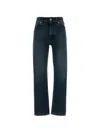 Jil Sander Belt-loop Pocket Jeans In Blue