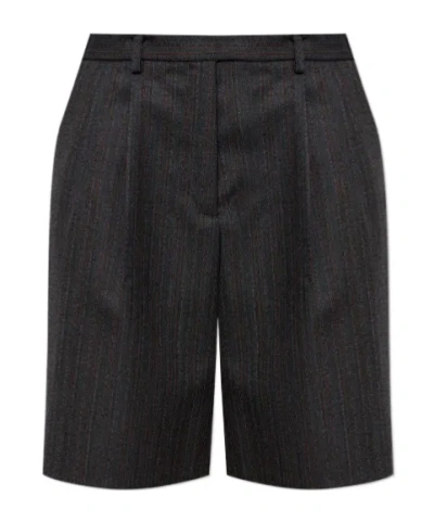 Jil Sander Belt-loop Shorts In Black