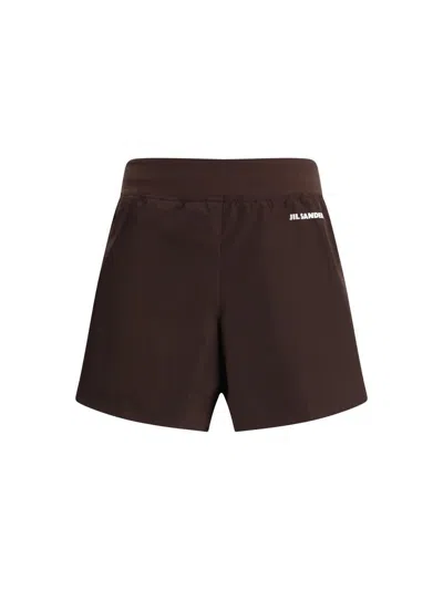 Jil Sander Bermuda Shorts In Brown