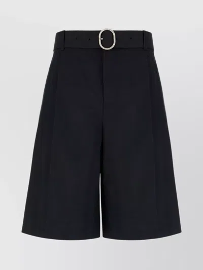 JIL SANDER BERMUDA SHORTS IN COTTON BLEND