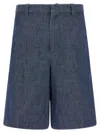 Jil Sander Bermudas In Blue
