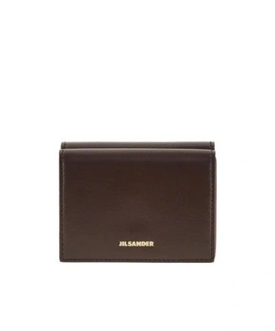 Jil Sander Bi-fold Wallet In Black