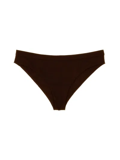 Jil Sander Bikini Briefs In Brown