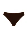 Jil Sander High-cut Leg Bikini Briefs In Brown