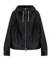 Jil Sander Cropped Padded Blouson Bomber Black In Black