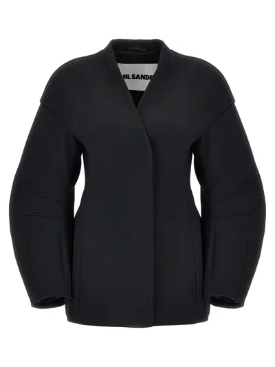 JIL SANDER BLACK 53 BLAZER