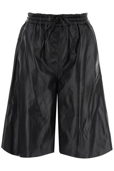 JIL SANDER JIL SANDER LEATHER BERMUDA SHORTS FOR