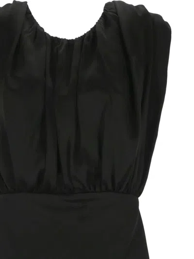 Jil Sander Black Acetate Blend Top