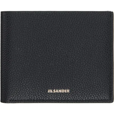 Jil Sander Black Bifold Wallet