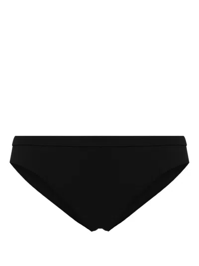JIL SANDER BLACK BIKINI BOTTOM SWIMSUIT