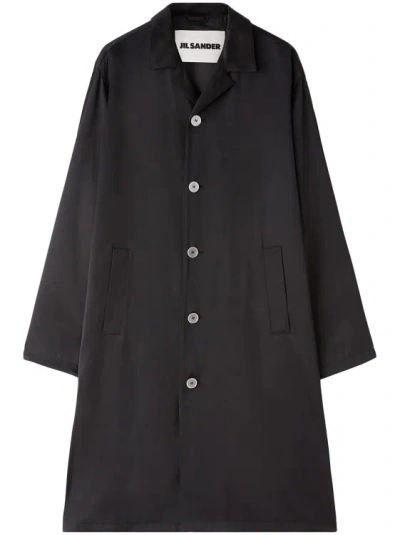 Jil Sander Black Button-down Jacket