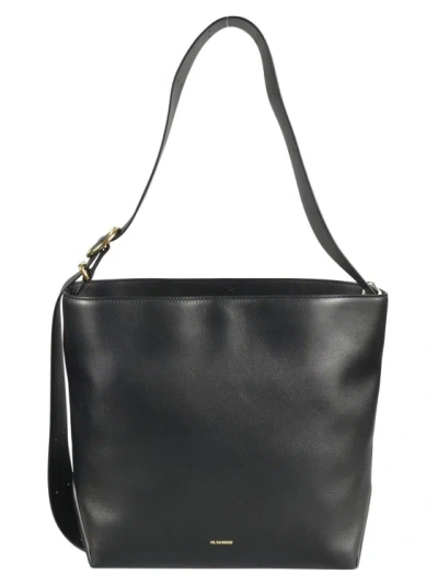 Jil Sander Black Calf Leather Bag