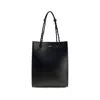 Jil Sander Rectangular Shoulder Bag Smooth Finish Braided Handles