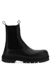 Jil Sander Chunky Sole Ankle-high Chelsea Boot In Black