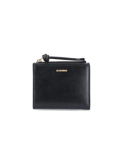 Jil Sander Black Calf Leather Wallet