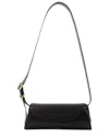 Jil Sander Black Calfskin Cannolo Mini Purse In Black