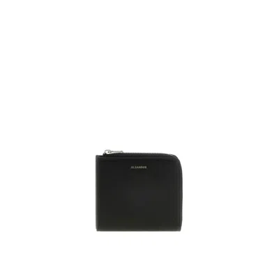 Jil Sander Black Calfskin Wallet