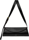 Jil Sander Black Cannolo Grande Bag In 001 Black