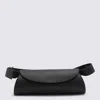 Jil Sander Cannolo Logo Embossed Small Shoulder Bag In Black