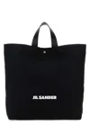 Jil Sander Black Canvas Shopping Bag
