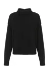 Jil Sander Black Cashmere Blend Oversize Sweater