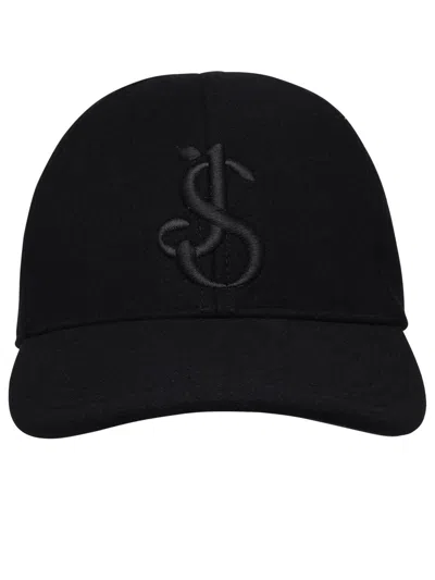 Jil Sander Black Cashmere Hat Woman