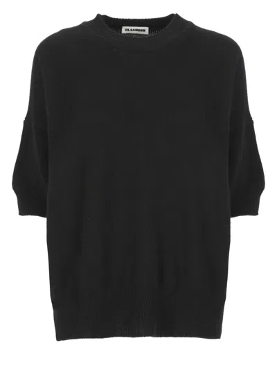 Jil Sander Black Cashmere Sweater