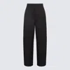 Jil Sander High-waisted Straight-leg Trousers In Black
