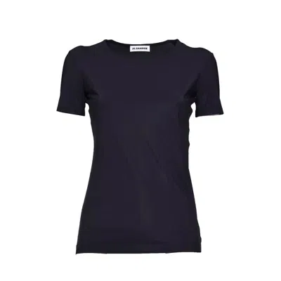 Jil Sander Stretch-jersey T-shirt In Black