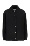 Jil Sander Women Black Cotton Windbreaker