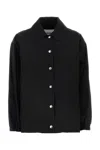 Jil Sander Women Black Cotton Windbreaker