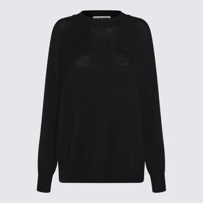 Jil Sander Brushed-finish Jumper In Black