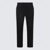 Jil Sander Black Cotton Pants In Black