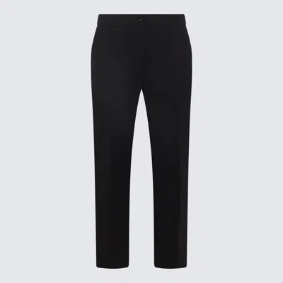 JIL SANDER JIL SANDER BLACK COTTON PANTS