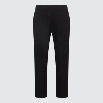 Jil Sander Black Cotton Pants In Nero