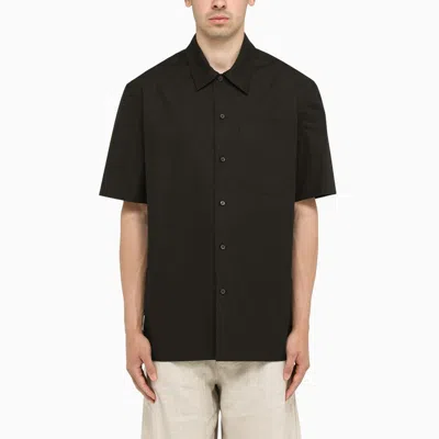 Jil Sander Black Cotton Shirt
