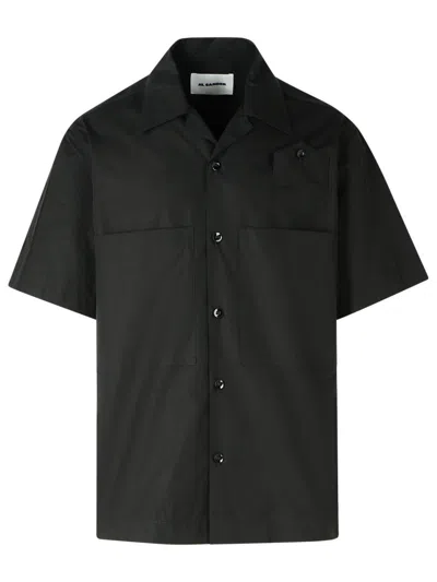 Jil Sander Black Cotton Shirt