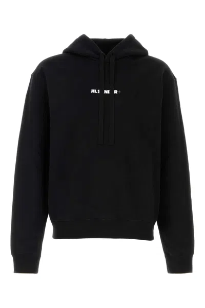 Jil Sander Black Cotton Sweatshirt