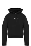Jil Sander Relaxed Fit Black Cotton Hoodie With Logo Print In Black