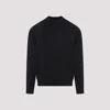 Jil Sander Black Cotton Sweatshirt In Black