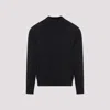 Jil Sander Black Cotton Sweatshirt In Black
