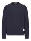 Jil Sander Black Cotton Sweatshirt In Negro